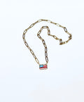 The Mini Flag Necklace (Horizontal)