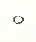 Turquoise chain ring