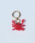 Crab beaded keychain